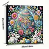 Framed Diamond Painting - Special Shaped - Easter Egg (25x25cm)