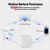 Smart Scene Switches Rotary Button 5 Actions Home Scenarios Smart Wireless Knob Button Switches Battery-Powered for Home Automation Intelligent DIY