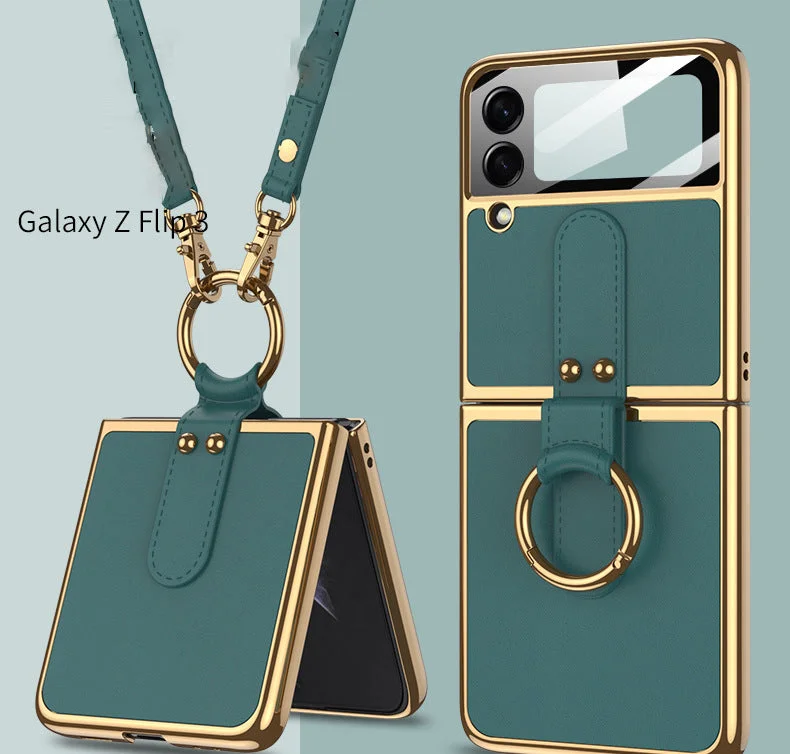 Samsung Zflip3 Lanyard Buckle Foldable Phone Case