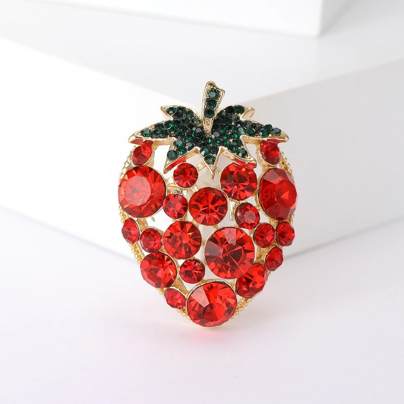 Cute Pin Strawberry Alloy Women's Brooches