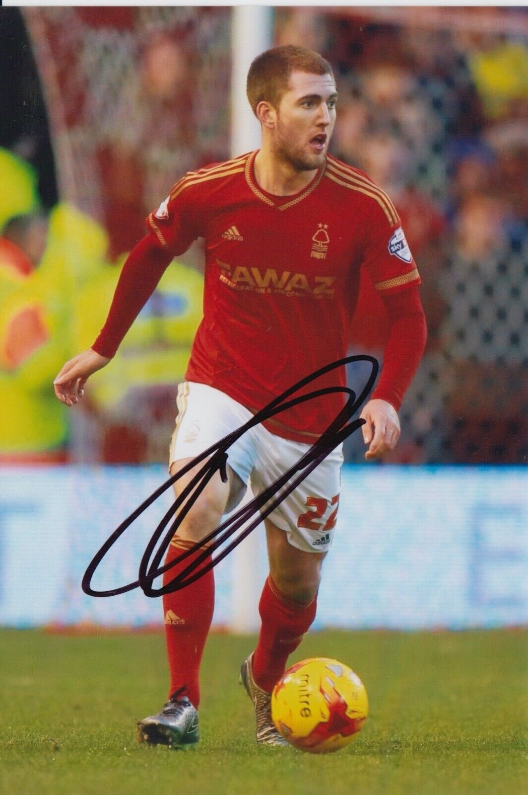 GARY GARDNER HAND SIGNED 6X4 Photo Poster painting - FOOTBALL AUTOGRAPH - NOTTINGHAM FOREST 2.