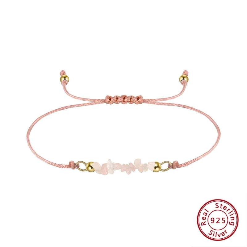 925 Sterling Silver Drawstring Bracelets Minimalist Classic Style