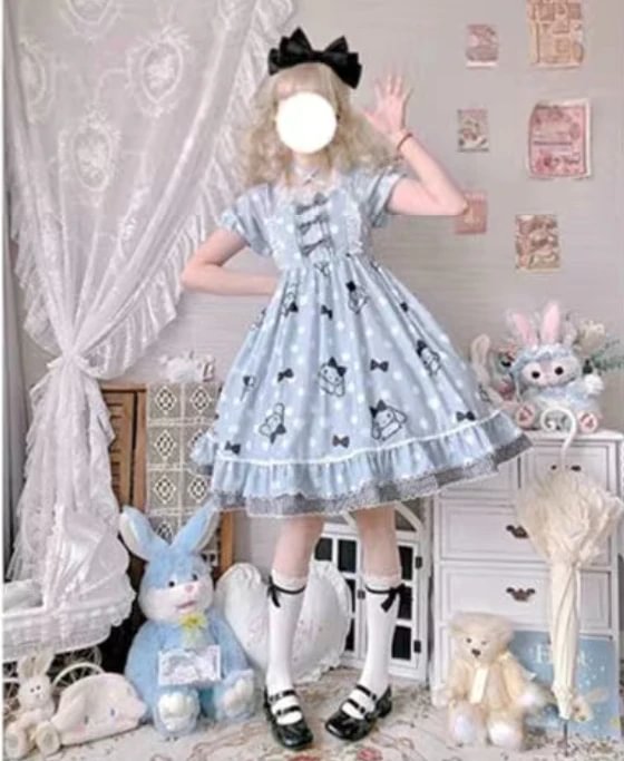 Kawaii Melody/Kuromi Lolita Dress SP17596