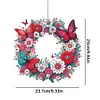 Couronne de fleurs et de papillons en per&ccedil;age et diamants d&rsquo;un seul c&ocirc;t&eacute;