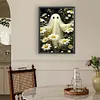 30x40cm Halloween Geist 5d DIY Vollbohrer Runde Diamant Malerei Kit Wohnkultur