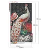5D DIY Full Round Drill Diamond Painting Peacock Kit Home Decoration (A6579)