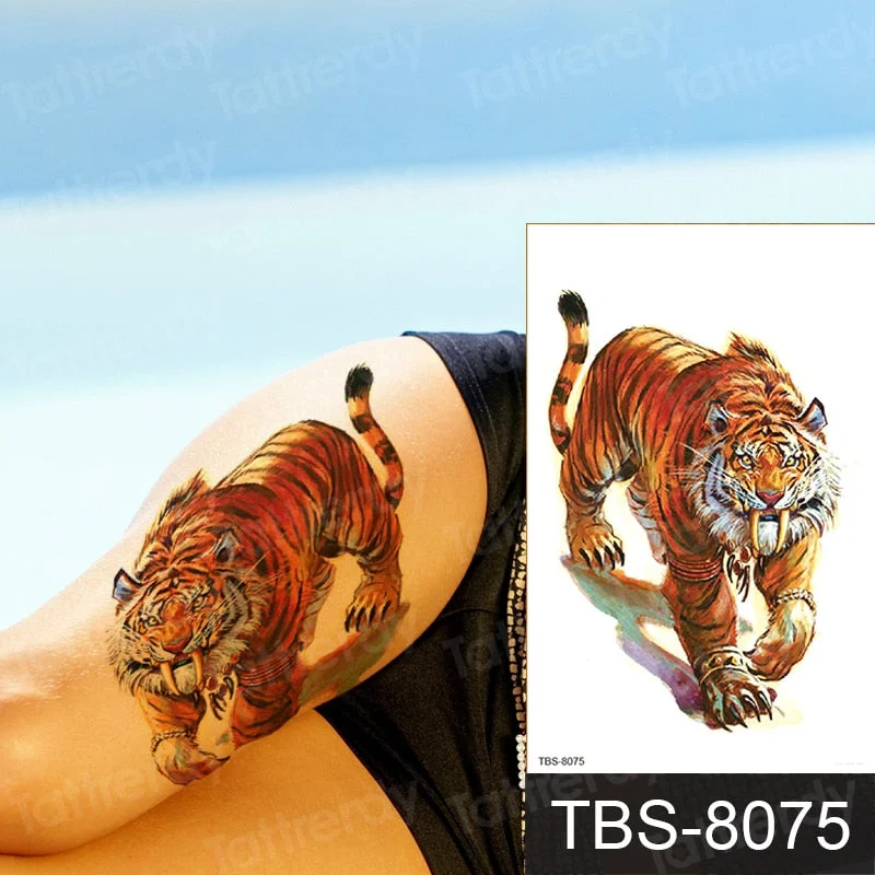 temporary tattoo phoenix dragon animals tattoo art body stickers women men legs sexy tatoo fake waterproof decal sheet water