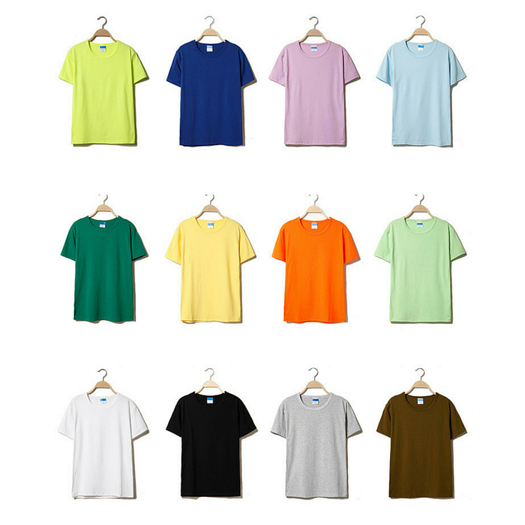 [16 Colors]S-3XL Cotton Pure Color Tee SP166869