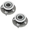 TRQ Front Wheel Hub Bearings Assembly Set Compatible with 1992-1997 Ford Crown Victoria 1991-1997 Lincoln Town Car Mercury Grand Marquis
