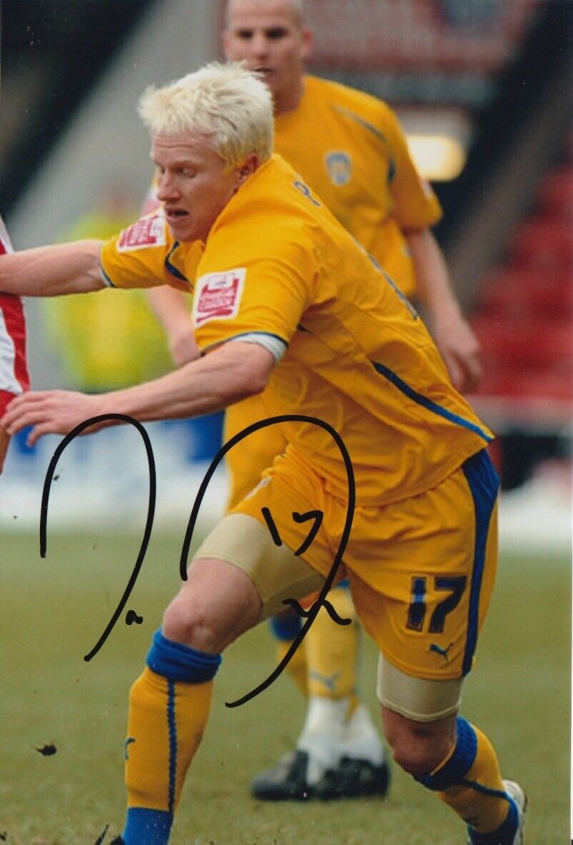 DAVID PERKINS HAND SIGNED 6X4 Photo Poster painting COLCHESTER UNITED FOOTBALL AUTOGRAPH 1