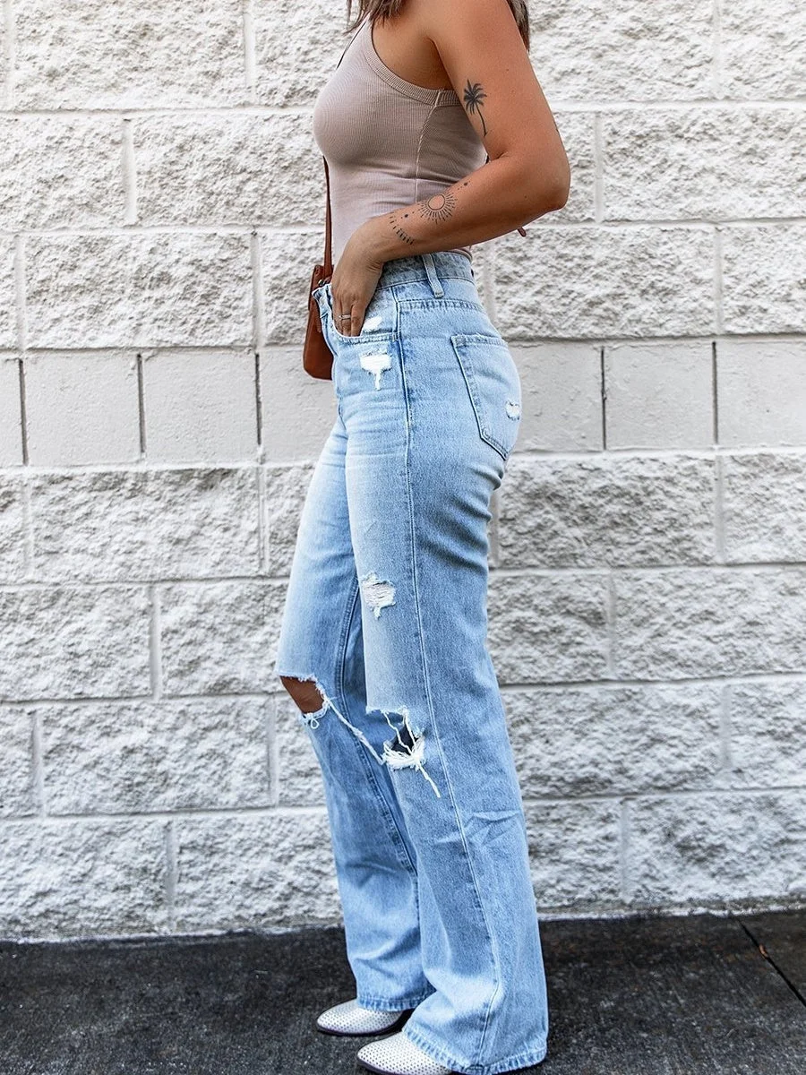 Women Half Sleeve V-neck Solid Color Dress