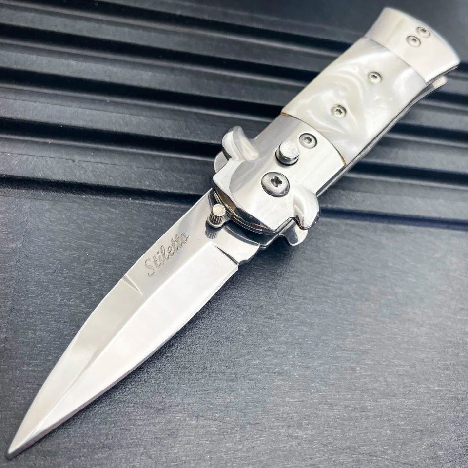 Mini Stiletto Switch Blade Automatic Knife