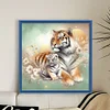 Tiger Mother And Cub-11CT Stamped Cross Stitch 40*40cm/15.75*15.75in