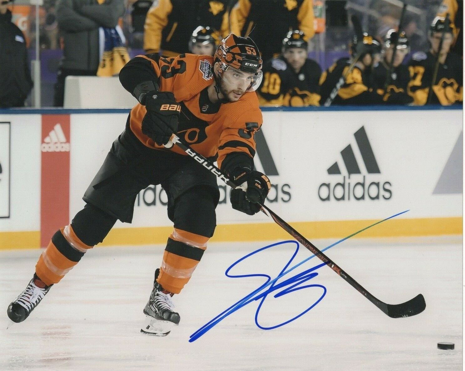 Philadelphia Flyers Shayne Gostisbehere Autographed Signed 8x10 NHL Photo Poster painting COA #6