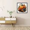 (40*40cm)Pumpkin - Round Partial AB Drill Diamond Painting