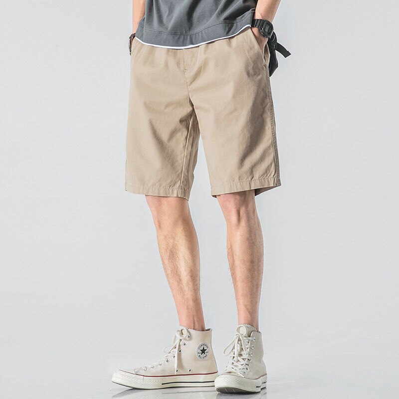 Mens Shorts Casual 2025 Solid Color High Quality S Men Streetwear Shorts Cotton