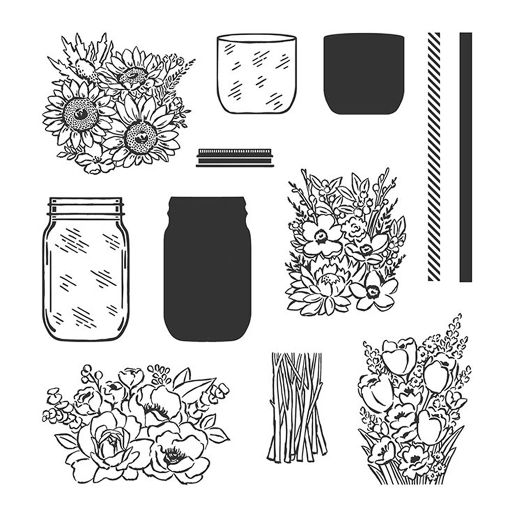 

Flower Bottle (Seal) - Paper Craft Cutting Dies, 501 Original