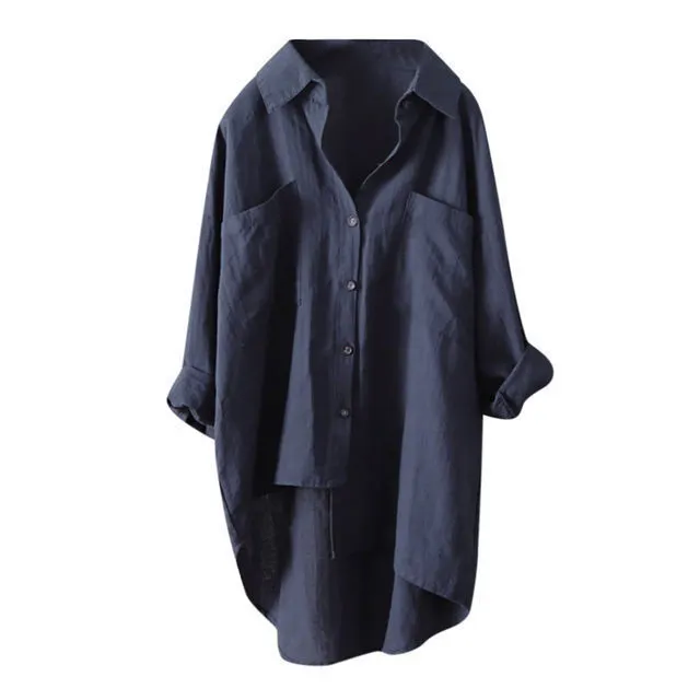 Uveng Uveng Casual Wind Pure Color Shirt Spring And Autumn New Women's Cardigan Double Pocket Long Sleeve Temperament Jacket Women's Shirt