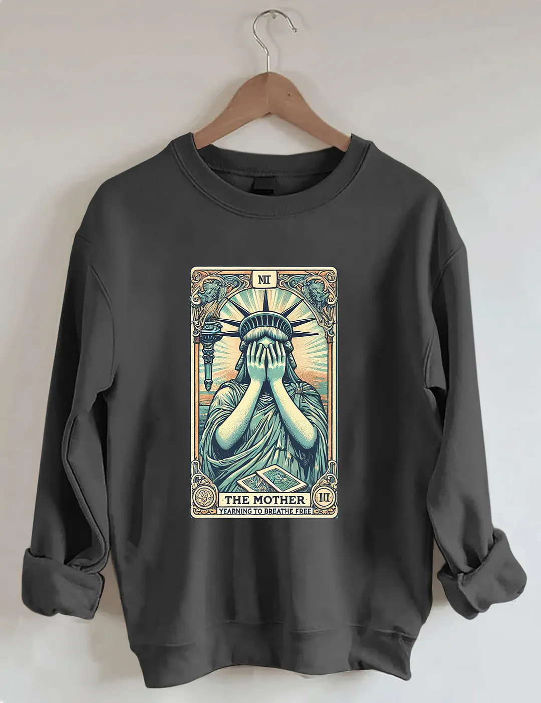 The Mother Crying Sculpture Sweatshirt