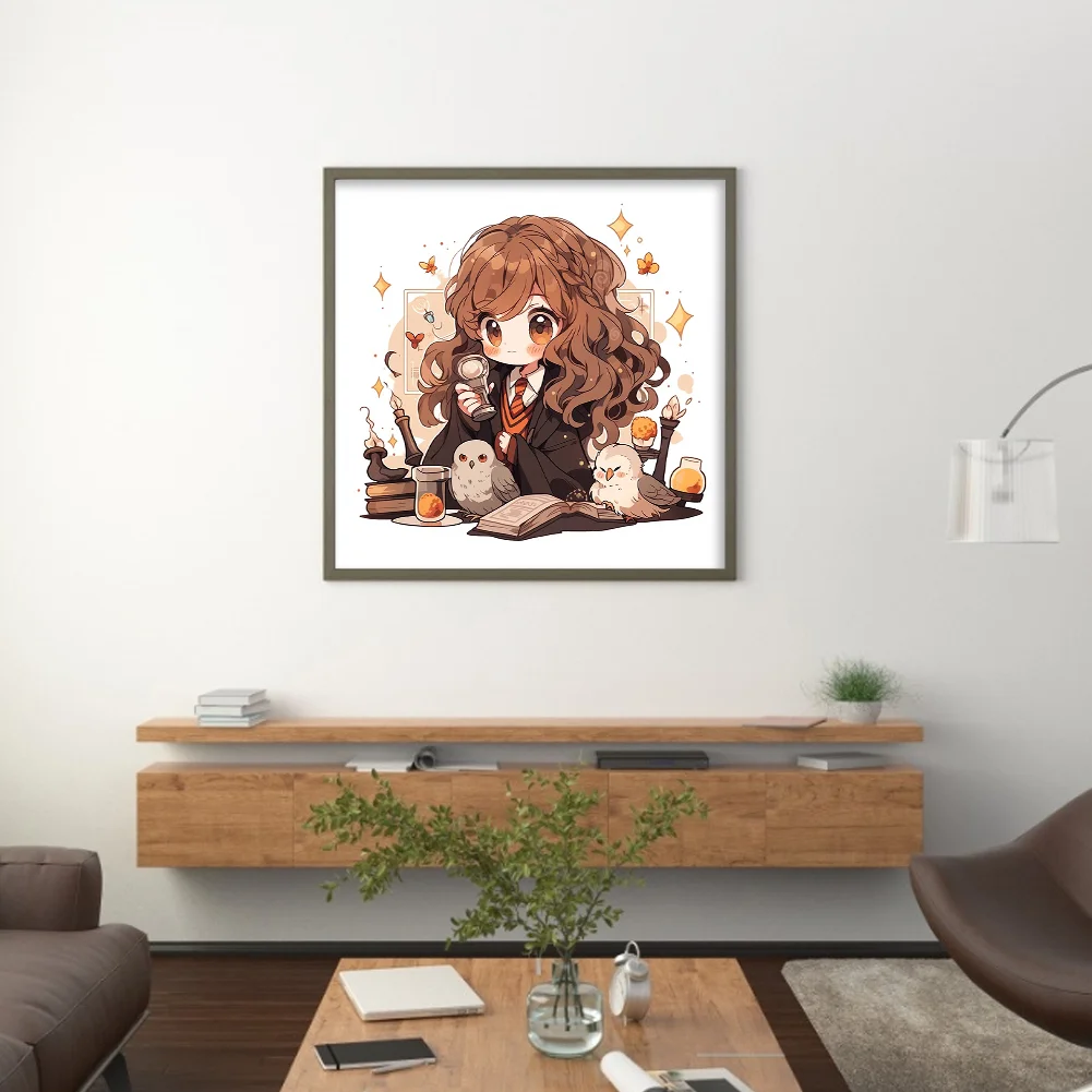 Diamond Painting - Full Round Drill - Hermione Granger(Canvas|40*40cm)