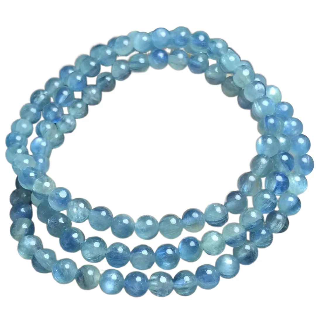 Pure Green Kyanite Multi Circle Bracelet