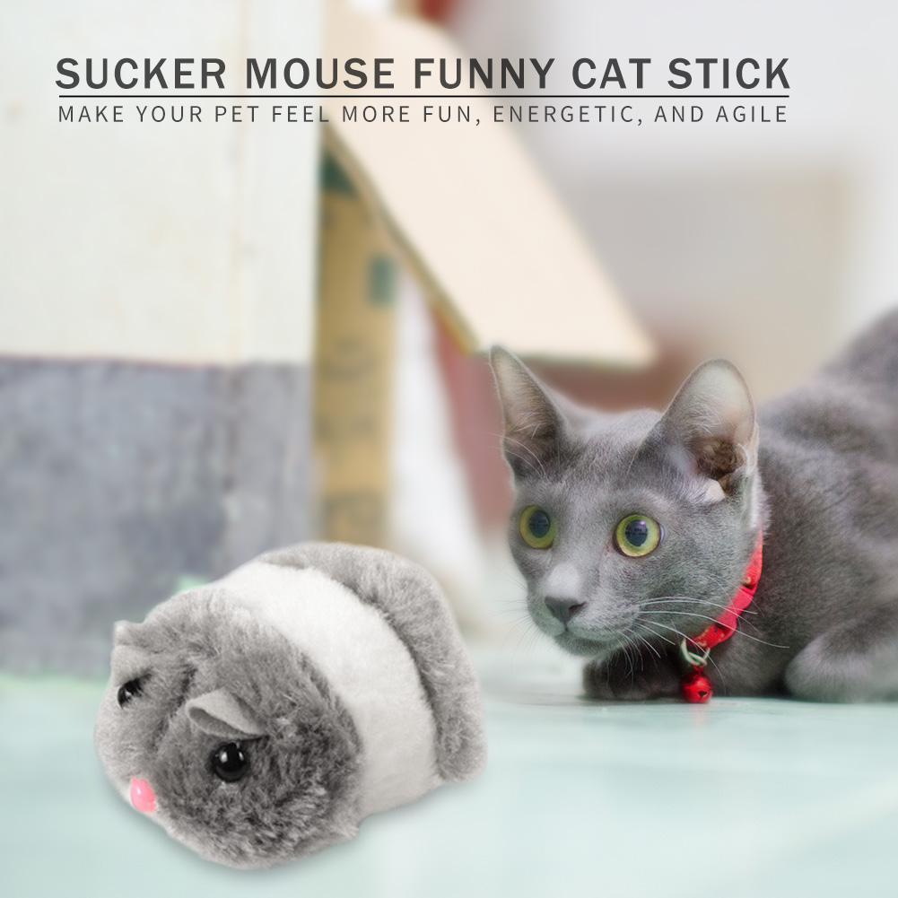 

Fleece False Mouse Kitten Interactive Toys Cat Mechanical Rat Pet Supplies, 501 Original