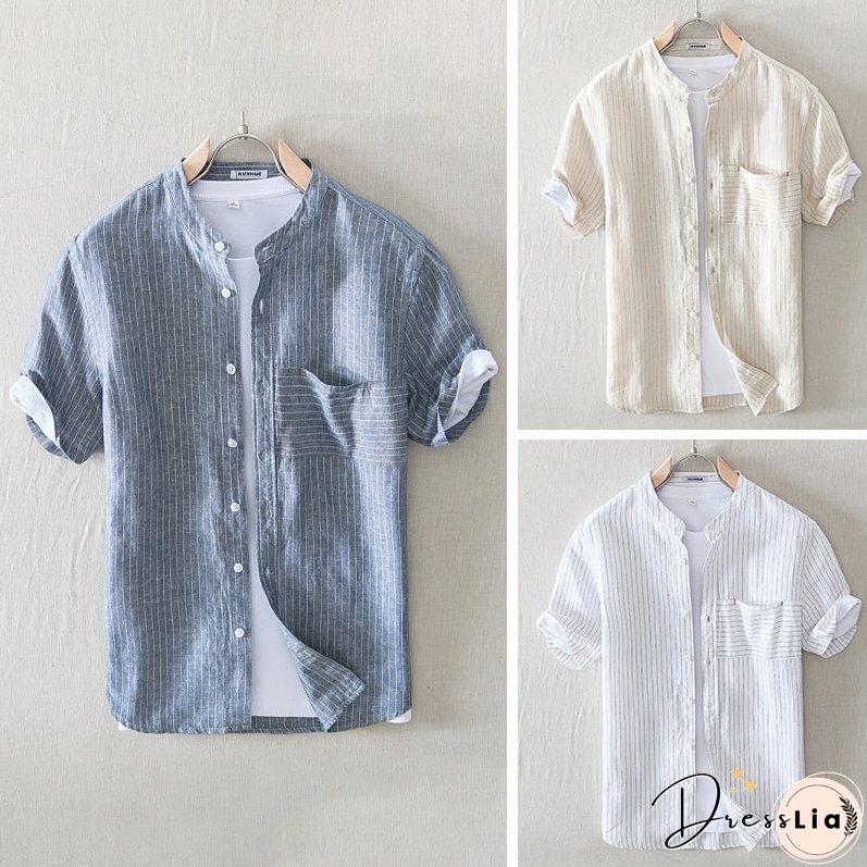 Charles Morrison Venice Flax Summer Shirt