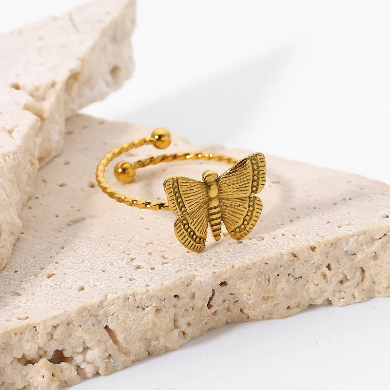 Vintage Butterfly Rings