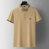 New short-sleeved silk lapel POLO