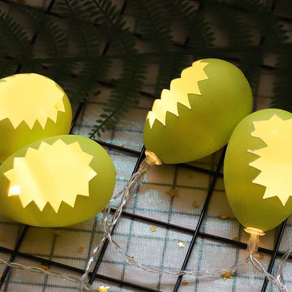 

1.5M 10 LED Fairy Garland Cracked Egg Easter Supplies-Curtain String Night Light, 501 Original