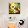 (US Only)Dog Printed Cross Stitch Kit 40x40cm DIY 14CT Thread Art Needlework Decor