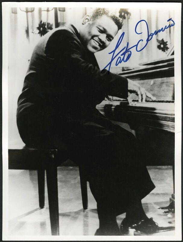 FATS DOMINO Autographed Photo Poster paintinggraph - Rock n Roll Singer / Pianist - Preprint