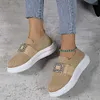 Gioiacombo&trade; Nuove scarpe casual slip-on da donna con strass
