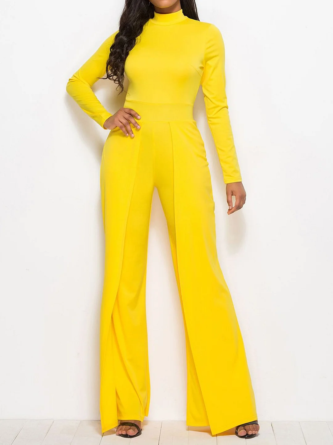 Paneled Casual Sheath One-Pieces