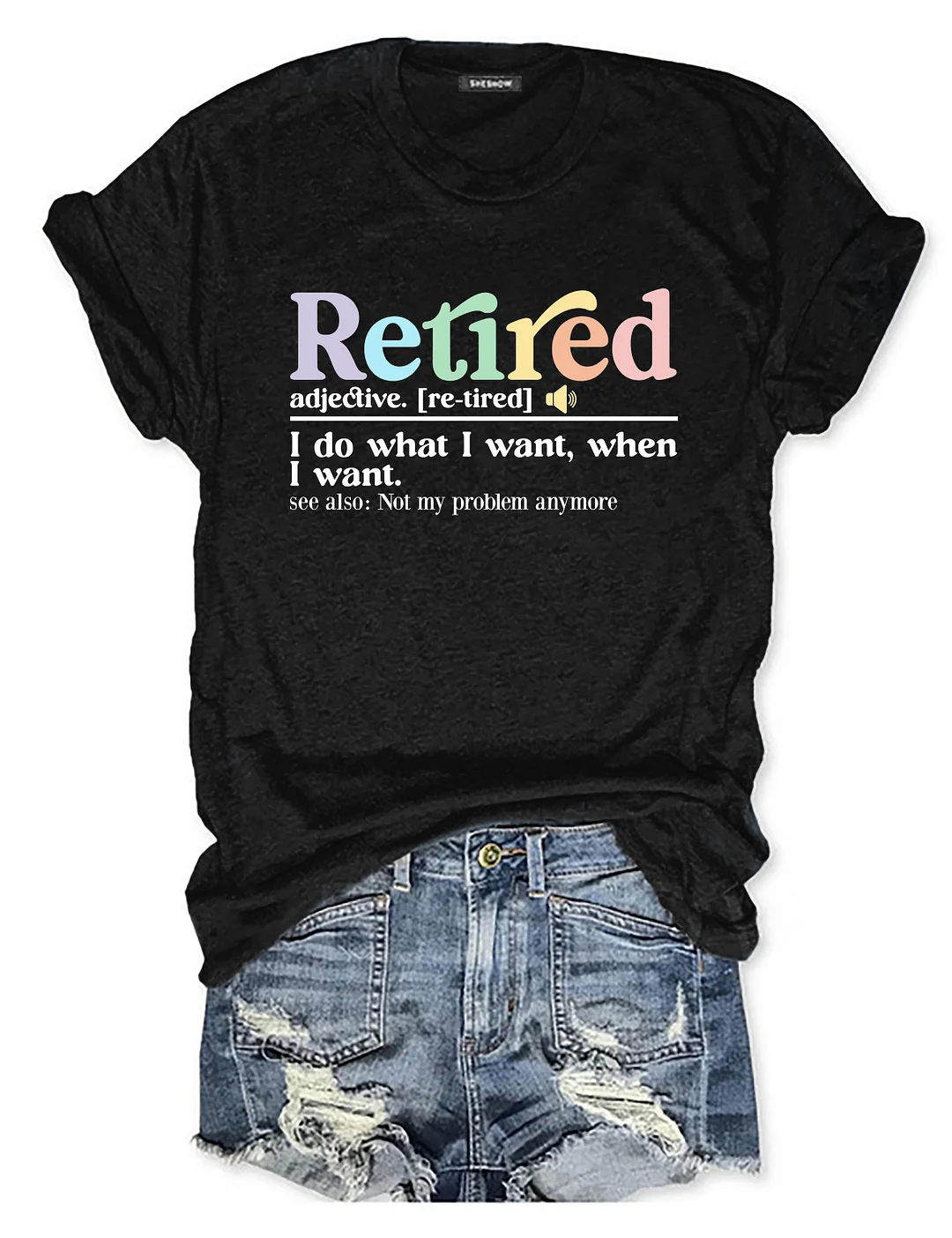 Retired Definition T-shirt