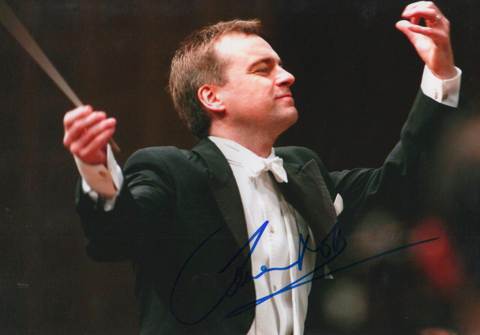 Jonathan Nott Conductor signed 8x12 inch Photo Poster painting autograph