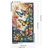 Diamond Painting-DIY Full Round Drill Butterfly(70*40 CM)