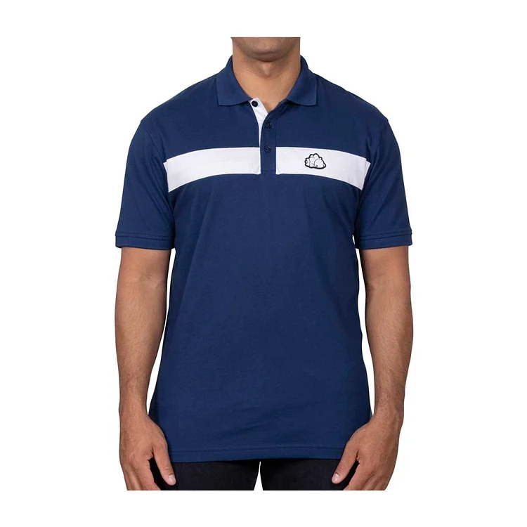 Snom Blue Polo Shirt - Adult