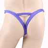 Men's Fashion Sexy Hollow Out Double Low Brief Thong G-String Bikinis Underwear