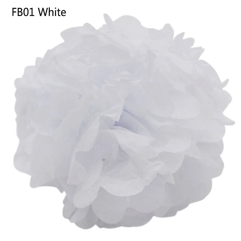 5PCS Handmade 6 (15CM) Tissue Paper Pom Poms Paper Flower Ball For Home Garden Party Wedding Birthday&Wedding Car Decoration