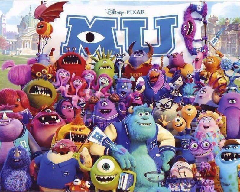 Pete docter signed autographed disney pixar monsters university Photo Poster painting