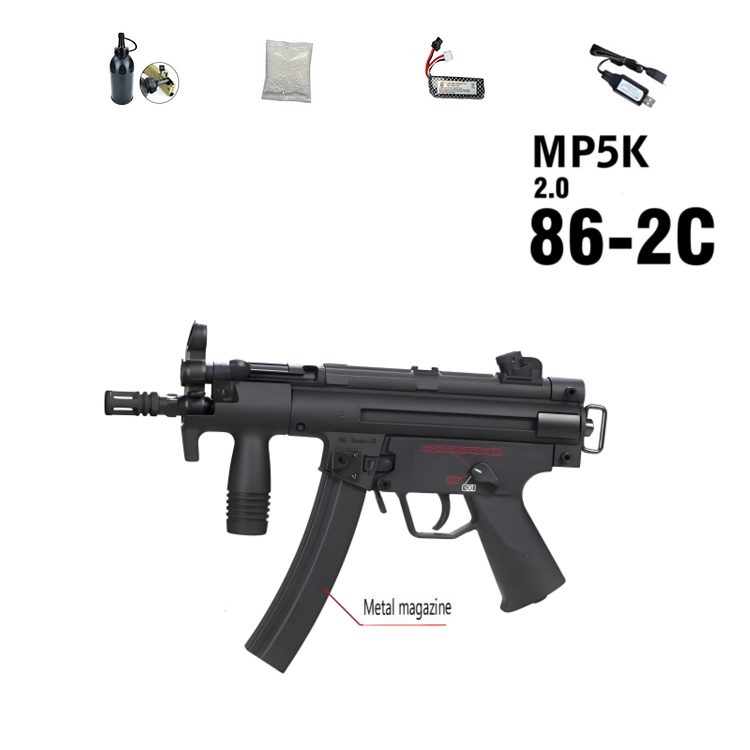 MP5K Assault Rifle Gel Blaster - Compact and Powerful