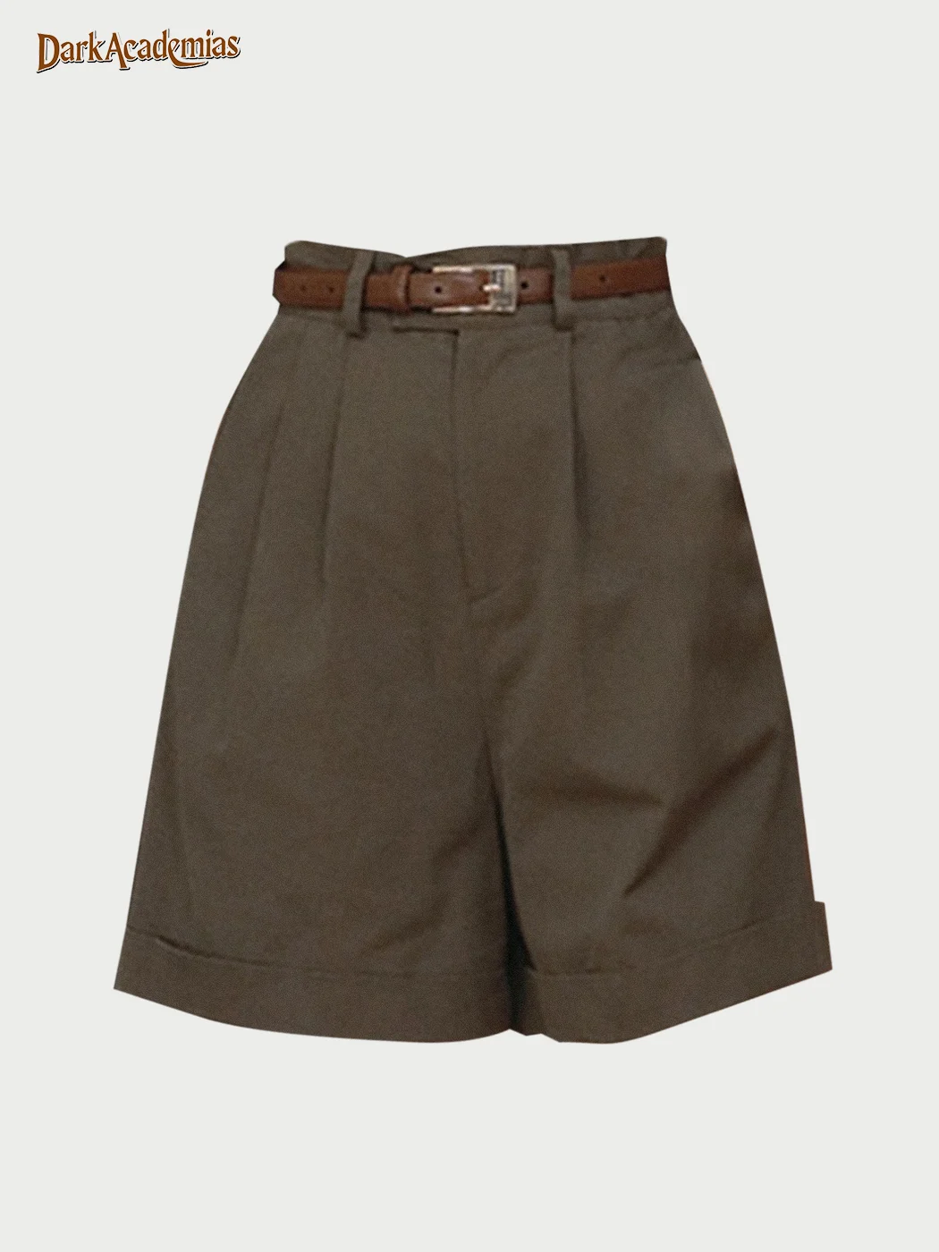 British-style Rolled-up Shorts / DarkAcademias /Darkacademias