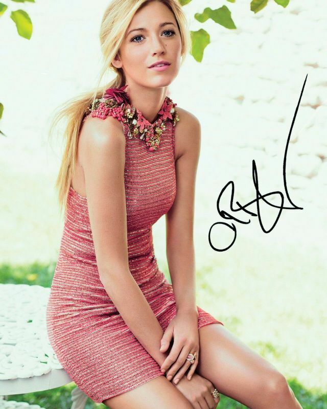 Blake Lively Autograph Signed Photo Poster painting Print