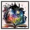 (Stamped/Counted) Magic Book - 11CT Cross Stitch 50*50cm/19.69*19.69in