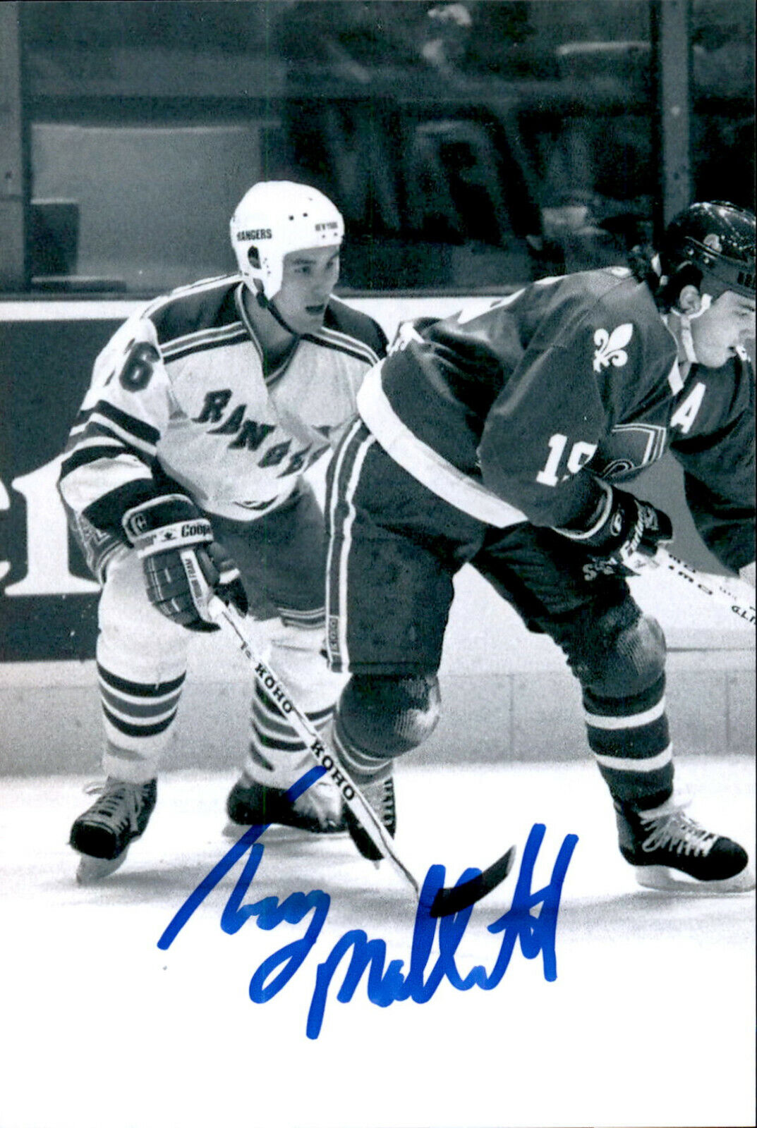 Troy Mallette SIGNED autographed 4x6 Photo Poster painting NEW YORK RANGERS #2