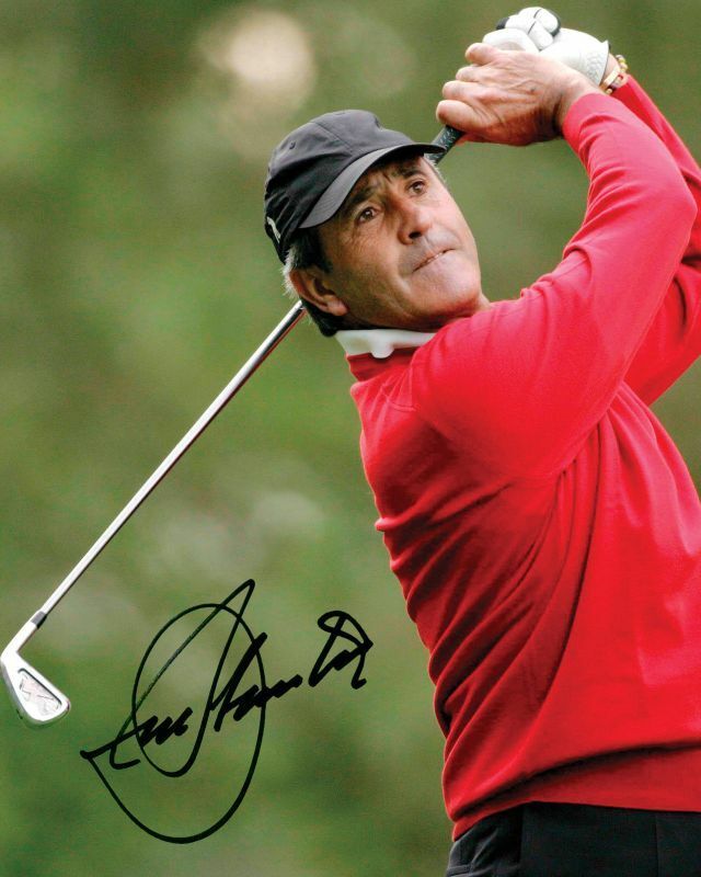 Seve Ballesteros Autograph Signed Photo Poster painting Print