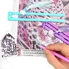 Multi-Functional Diamond Painting Alignment & Storage Ruler, Tassel Bookmark and Canvas Fixing Tool DIY Diamond Painting Tools and Accessories