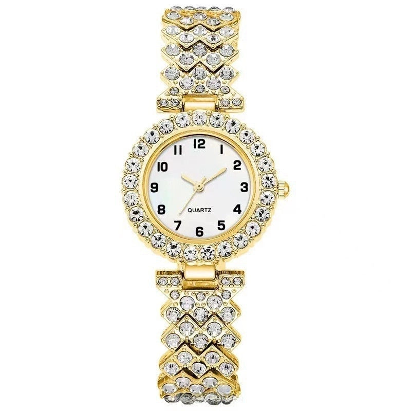 Popular Fashion Digital Diamond Women’s Watch Women’s Watch Quartz Watch Bracelet Women’s Watch Manufacturer In Stock