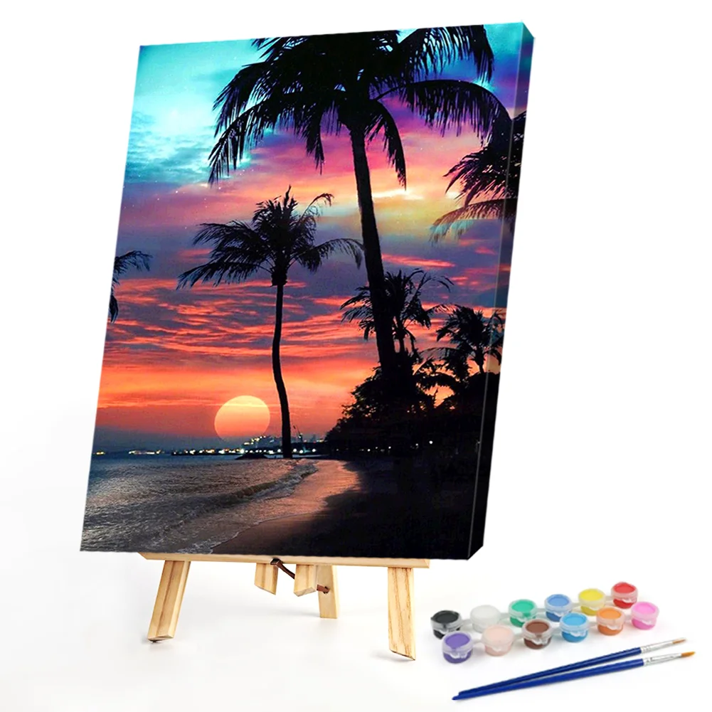 Seaside Sunset - Paint By Numbers(40*50CM)